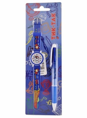 Набор с ручкой Н104-2 синий поезд