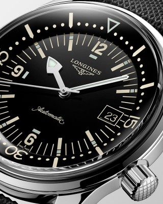 The Longines Legend Diver Watch - L3.774.4.50.0