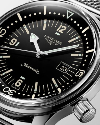 The Longines Legend Diver Watch - L3.374.4.50.6