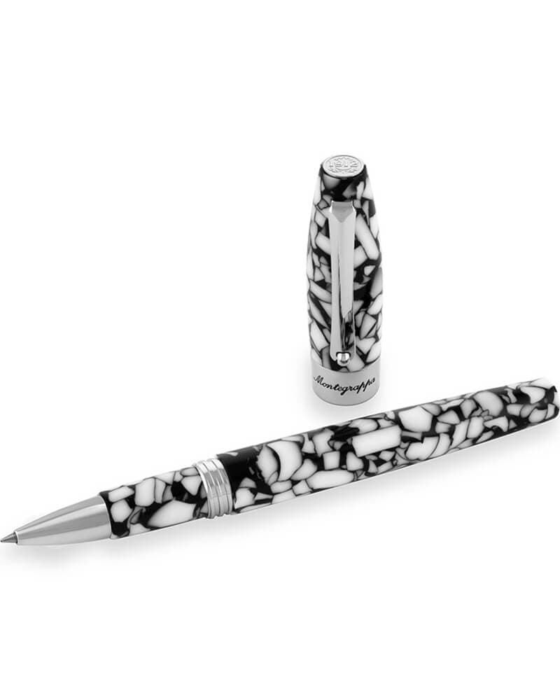 Montegrappa FORT-IC-RB ручка чернильная черная/белая палладий