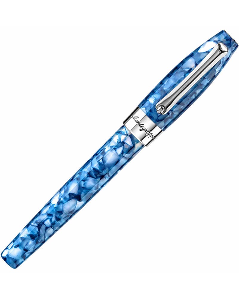 Montegrappa FORT-ID-RB ручка чернильная голубая палладий