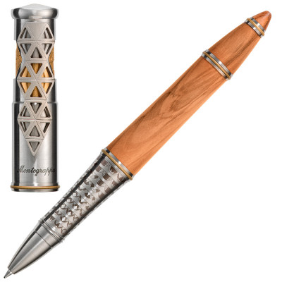 Montegrappa LVN500TH-RB ручка чернильная дерево/сталь/латунь