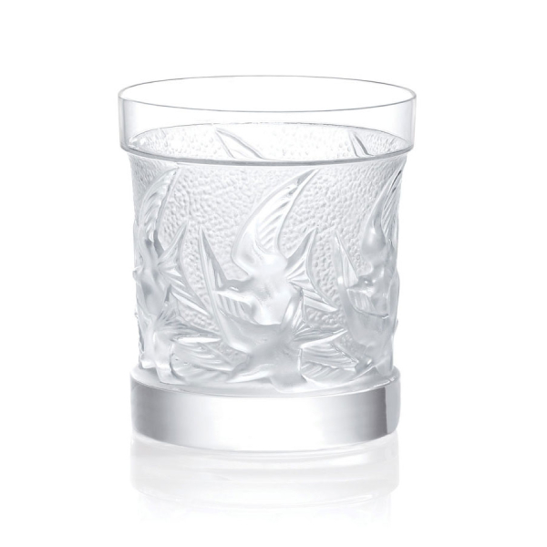 Lalique 1731600 Набор из 2-х стаканов для виски "Swallows" (Ласточки)