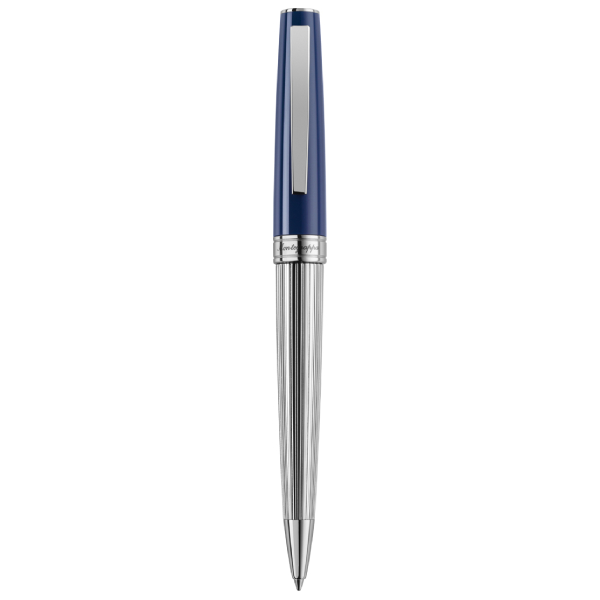 Montegrappa ISA1MBAB ручка шариковая синяя смола-нержавеющая сталь