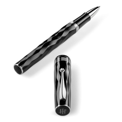 Montegrappa ISRBTRIC ручка роллер, черная смола-нержавеющая сталь