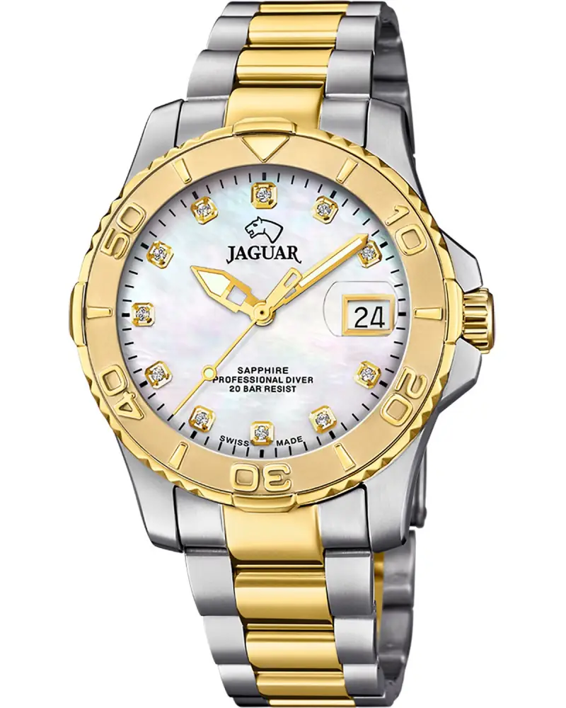 КОМПЛЕКТ ПАРНЫХ ЧАСОВ JAGUAR COUPLE DIVER синие белые