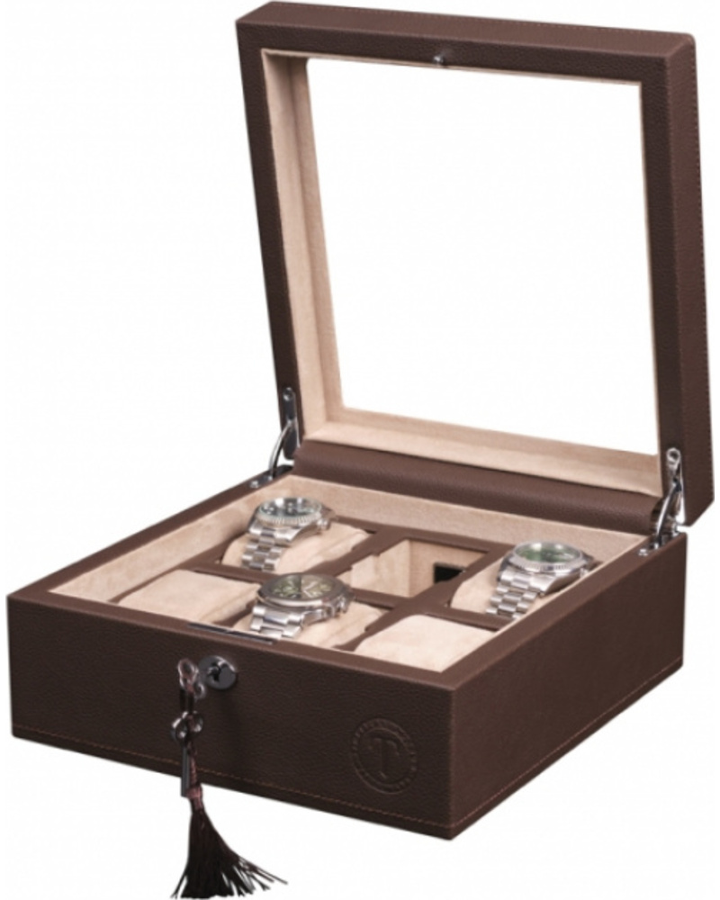 Шкатулка для хранения 6-ти часов BADGE BOX 06BW