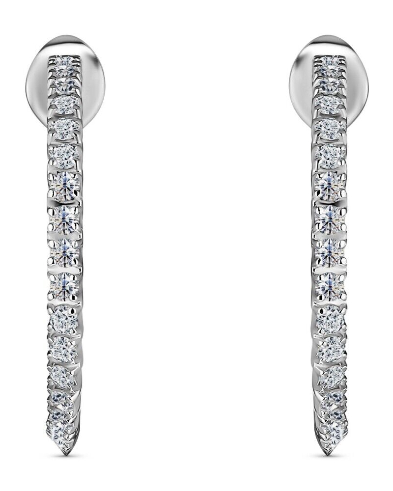 Alrosa Diamonds пусеты 9P261H21S
