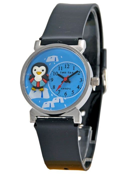 Часы "ТИК-ТАК" H103-1 пингвин