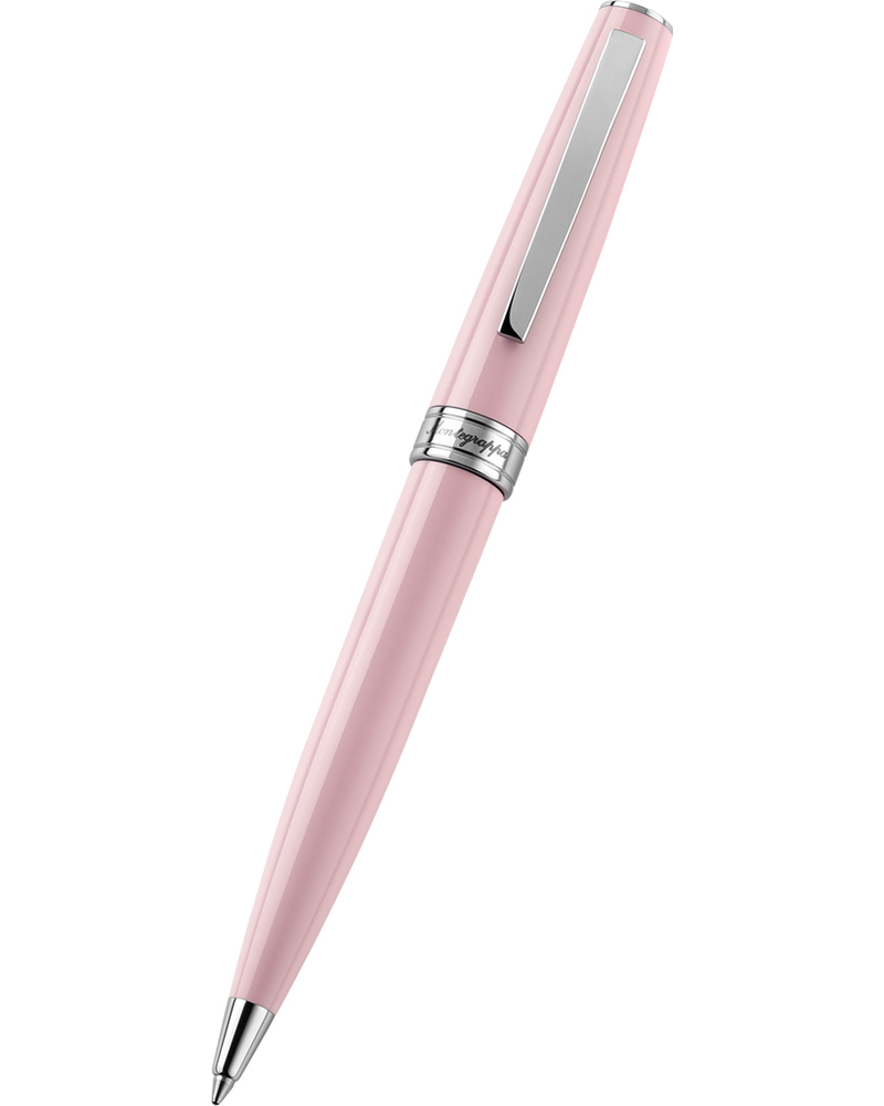 Montegrappa ISA1RBAS ручка шариковая, розовая смола-нержавеющая сталь