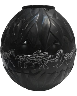 Lalique 1235100  Ваза Tanzania черная