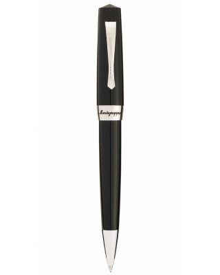Montegrappa ELMO02-C-BP ручка шариковая черная смола/сталь