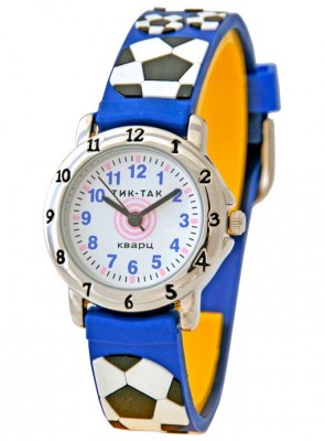 Часы "ТИК-ТАК" H105-2 мячи синие