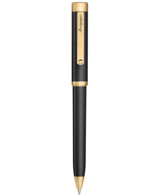 Montegrappa ZERO-R-BP ручка шариковая черная/позолота